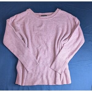 Ellen Tracy Pink‎ Knit Sweater Womens Size M Long Sleeve Casual Pullover